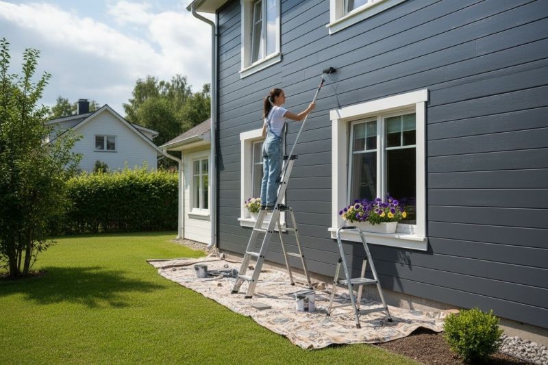 Outdoor Stairs Painting in Waco, TX