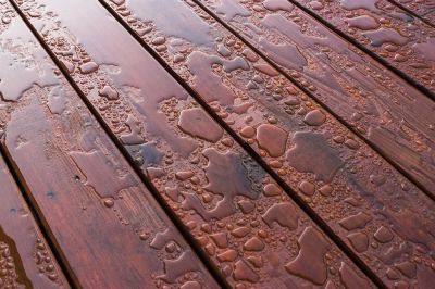 Sealing After Staining Helps With Weathering!