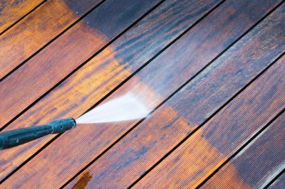 Get a Deck Cleaned by a Power Washer!